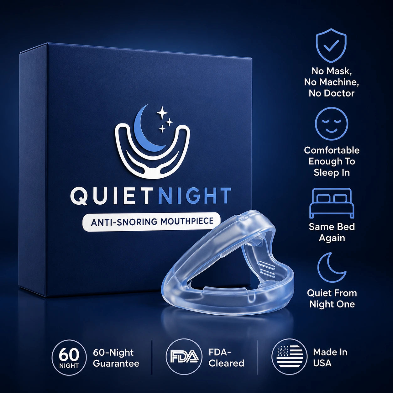 QuietNight™ Anti-Snoring Mouthguard