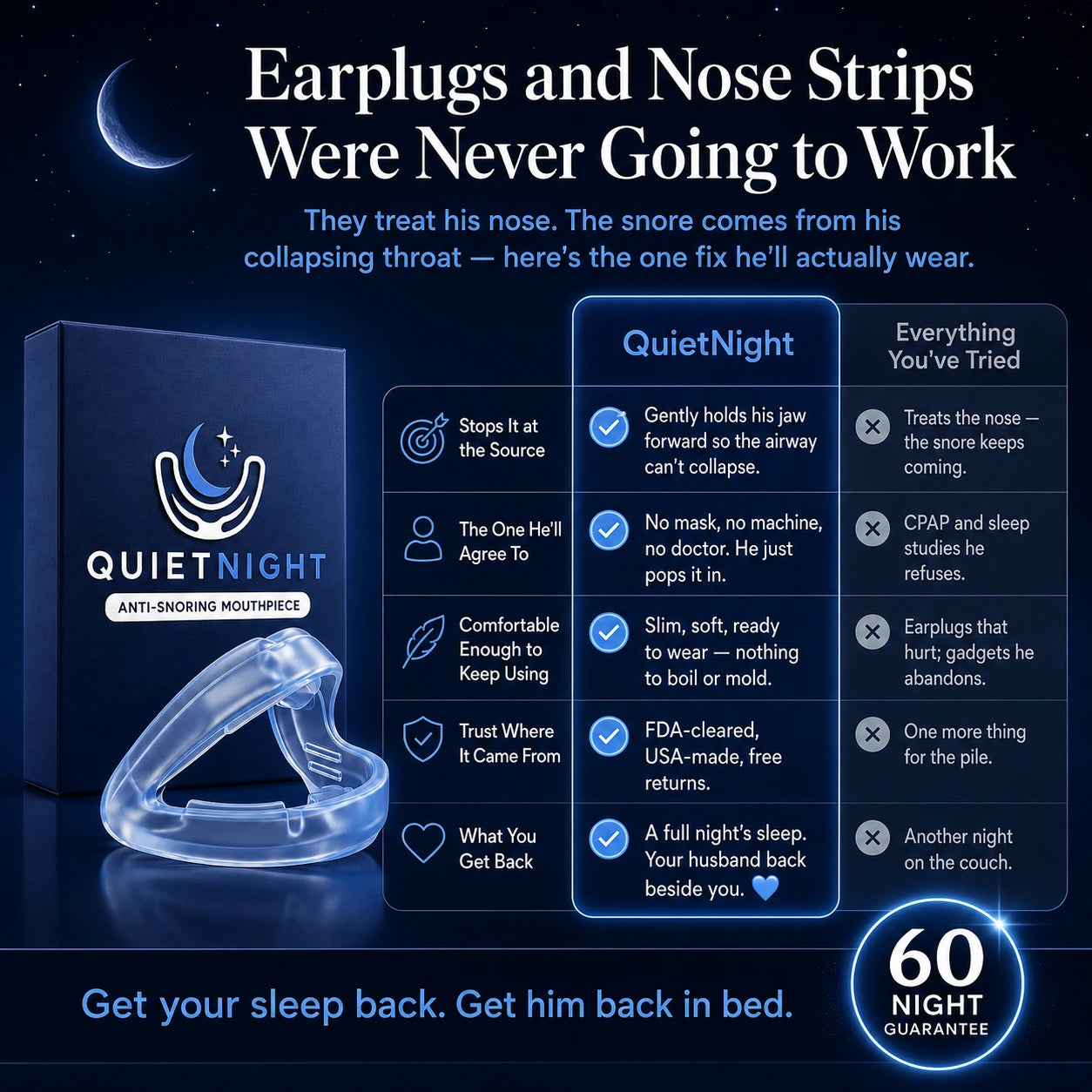 QuietNight™ Anti-Snoring Mouthguard